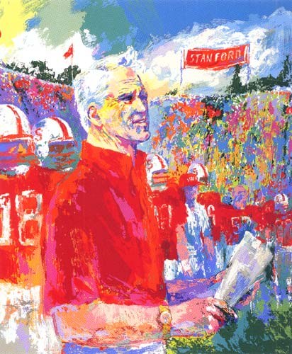 Leroy Neiman Coach Bill Walsh